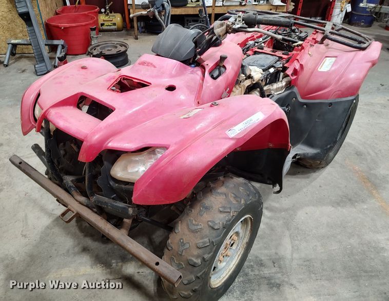 2011 Honda ATV in Tuttle, OK Item LK9240 sold Purple Wave