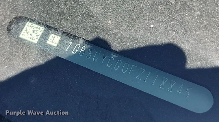 image for item LK9786 2015 Chevrolet Silverado 3500HD  utility bed pickup truck