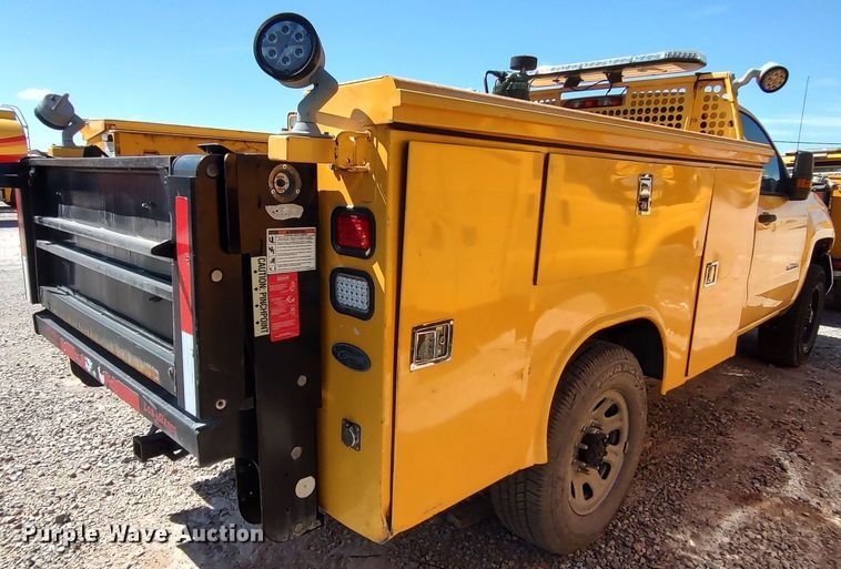 image for item LK9792 2017 Chevrolet Silverado 3500HD  utility bed pickup truck