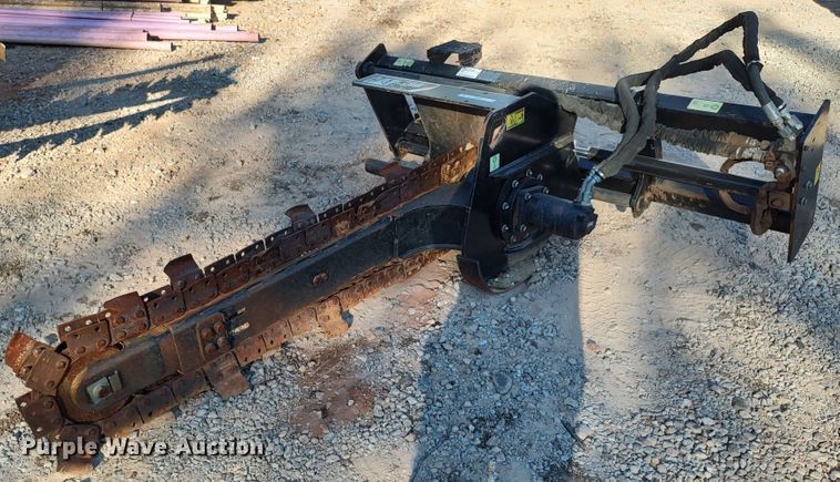 image for item LK9802 Caterpillar T9B  skid steer trencher