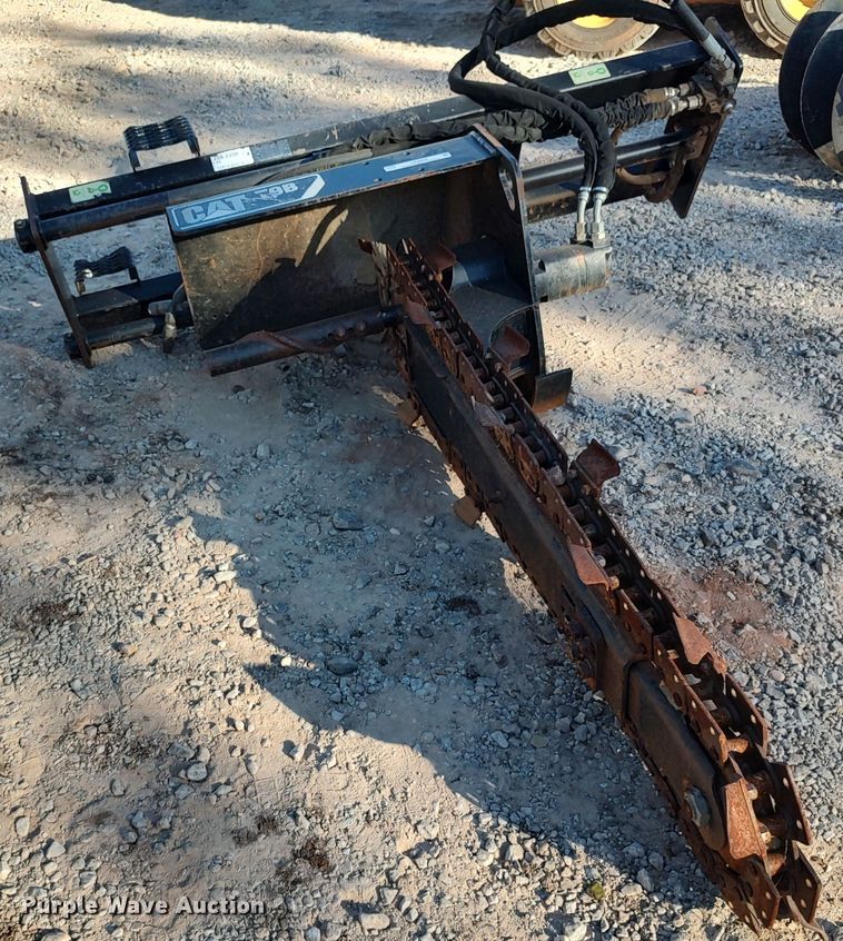 image for item LK9802 Caterpillar T9B  skid steer trencher
