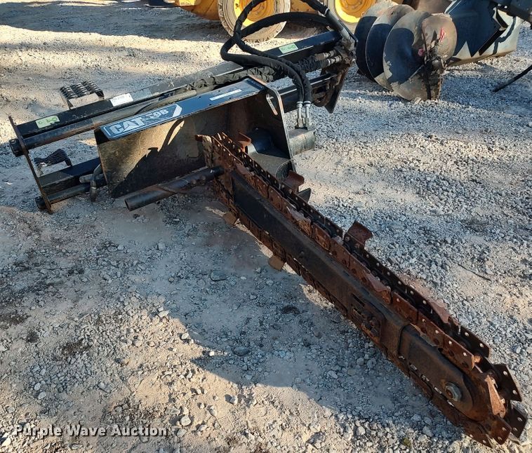 image for item LK9802 Caterpillar T9B  skid steer trencher