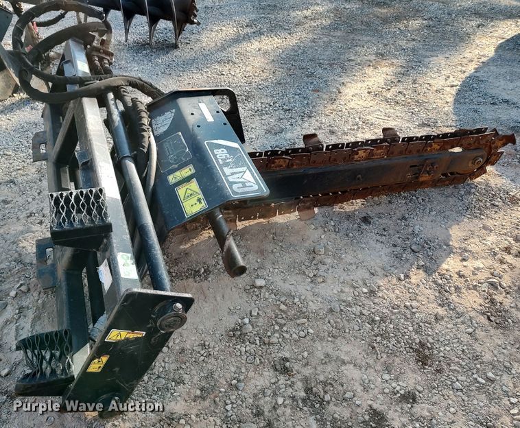 image for item LK9802 Caterpillar T9B  skid steer trencher