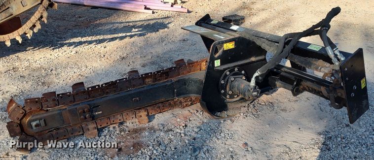 image for item LK9802 Caterpillar T9B  skid steer trencher