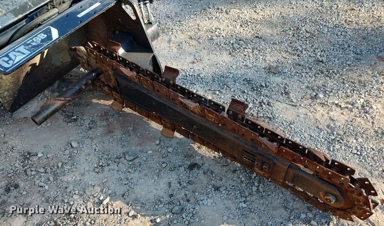 image for item LK9802 Caterpillar T9B  skid steer trencher