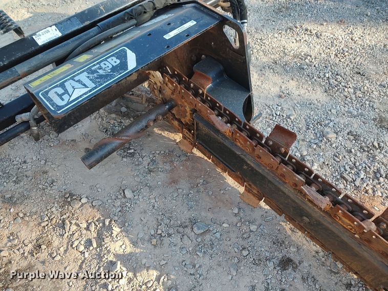 image for item LK9802 Caterpillar T9B  skid steer trencher
