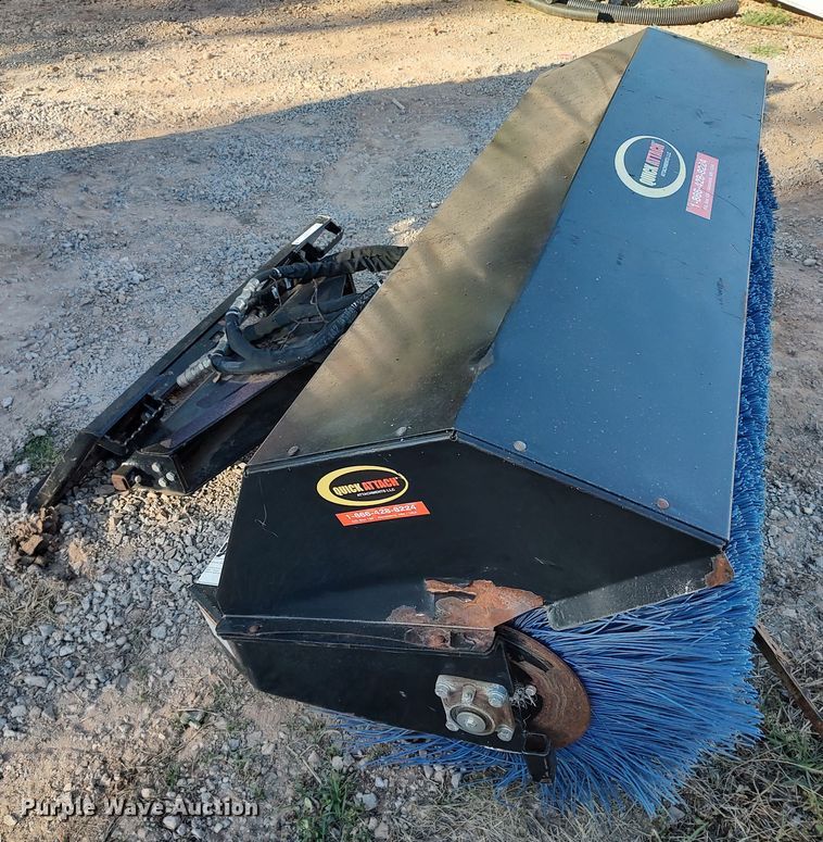 image for item LK9809 Quick Attach  skid steer broom