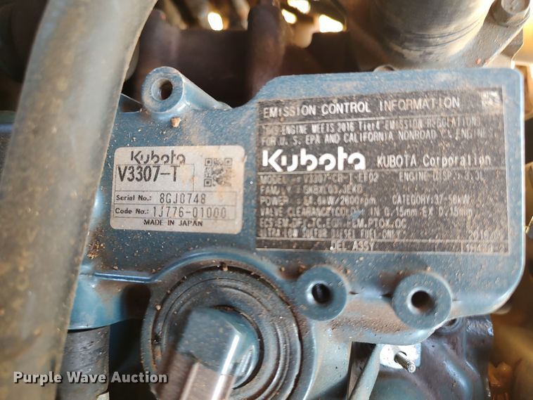 image for item LK9830 2016 Kubota SSV75  skid steer loader