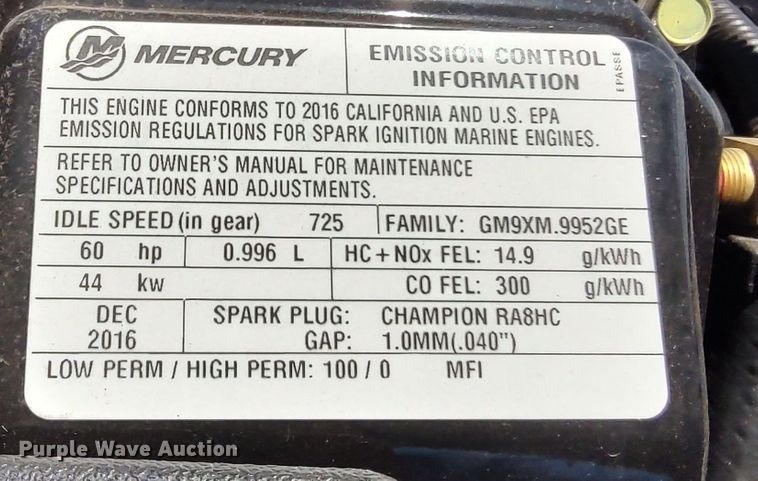 image for item LK9836 2017 Lowe SF214  boat