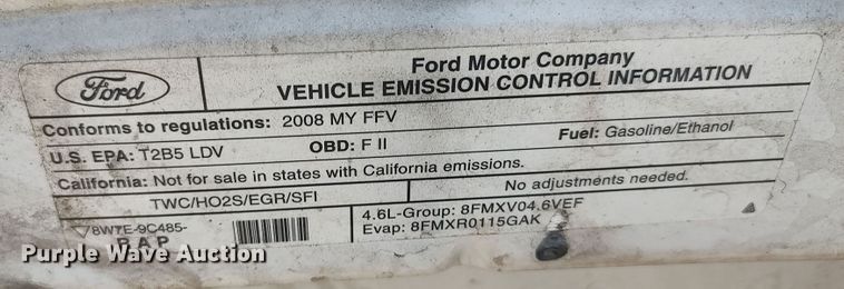 image for item LK9840 2008 Ford Crown Victoria Police Interecptor