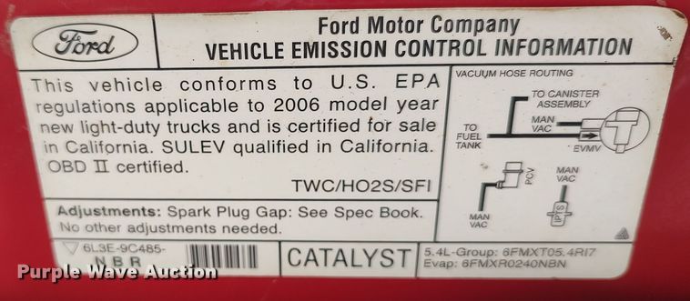 image for item LK9848 2006 Ford F150  SuperCrew pickup truck