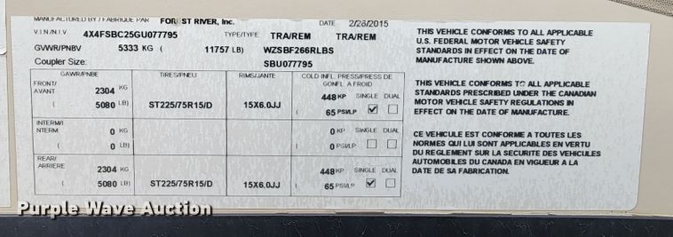 image for item LO9042 2016 Forest River Salem Hemisphere Lite  camper