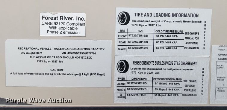 image for item LO9042 2016 Forest River Salem Hemisphere Lite  camper