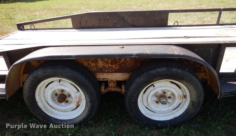 image for item LP9527 1984 Blair  utility trailer