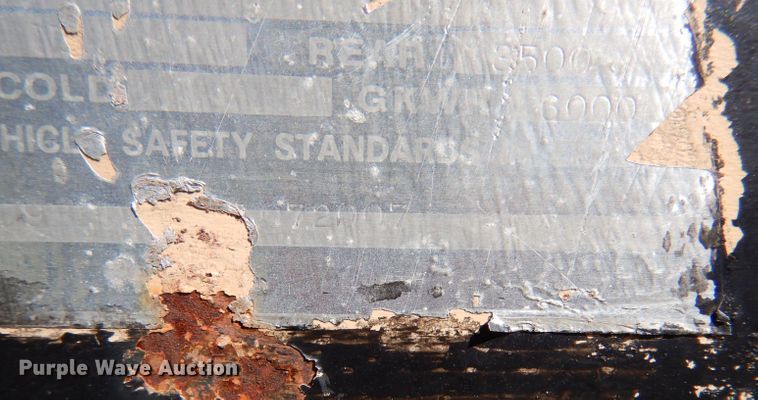 image for item LP9527 1984 Blair  utility trailer