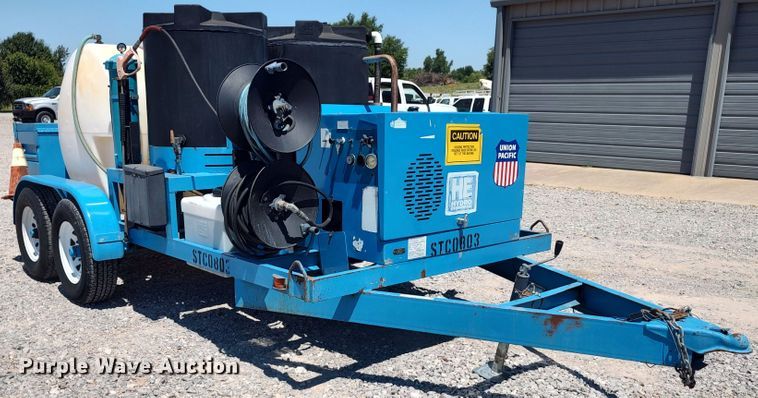 image for item LU9134 Hydro Engineering  pressure washer trailer