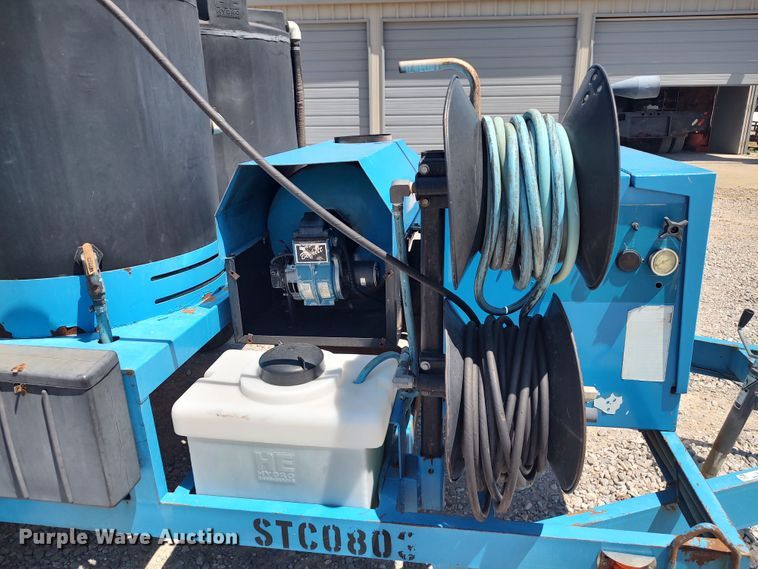 image for item LU9134 Hydro Engineering  pressure washer trailer