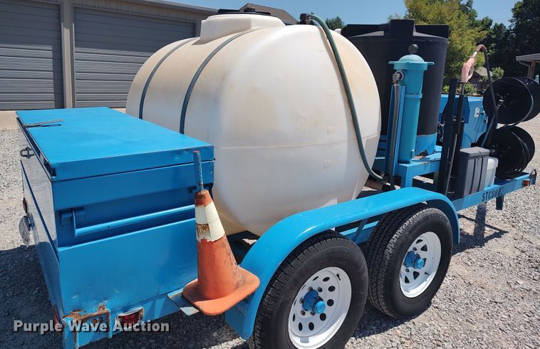 image for item LU9134 Hydro Engineering  pressure washer trailer