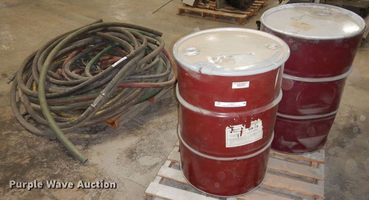 image for item LY9077 (2) barrels of Metallic Steel Abrasive GS-18 sandblasting grit