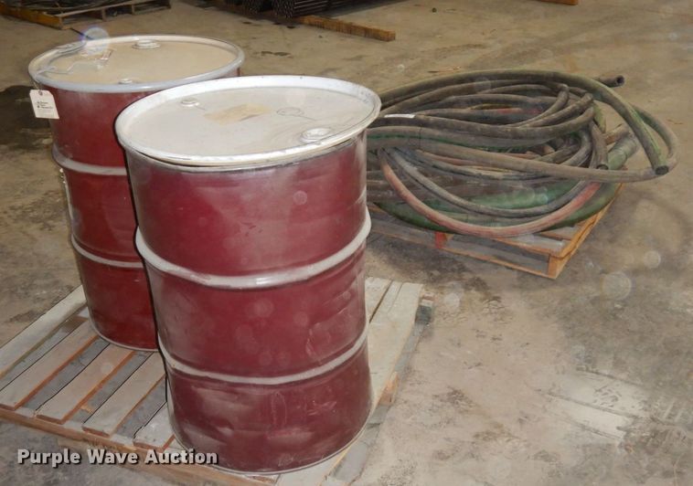 image for item LY9077 (2) barrels of Metallic Steel Abrasive GS-18 sandblasting grit