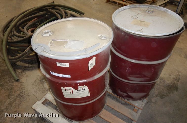 image for item LY9077 (2) barrels of Metallic Steel Abrasive GS-18 sandblasting grit
