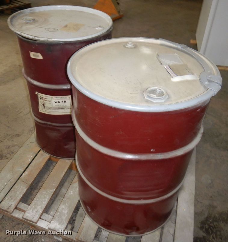 image for item LY9077 (2) barrels of Metallic Steel Abrasive GS-18 sandblasting grit