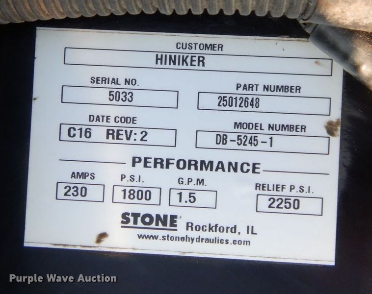 image for item LY9102 Hiniker 9285  8' 6"W V-plow