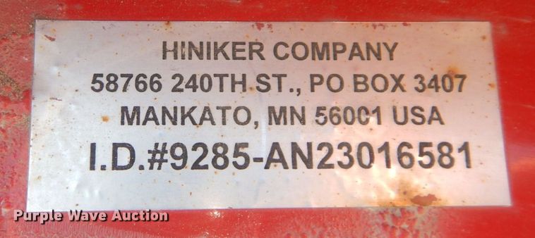image for item LY9102 Hiniker 9285  8' 6"W V-plow