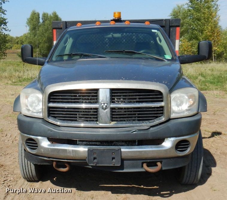 image for item MH9210 2008 Dodge Ram 4500HD  flatbed truck