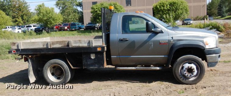 image for item MH9210 2008 Dodge Ram 4500HD  flatbed truck
