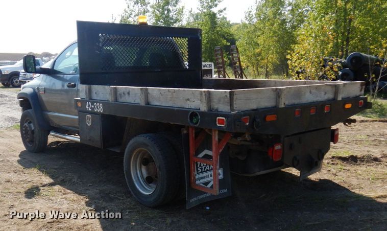 image for item MH9210 2008 Dodge Ram 4500HD  flatbed truck