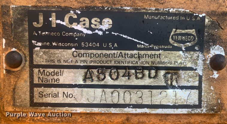 image for item MH9790 1989 Case W30  Motor and Transmission only