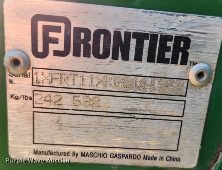 image for item MK9306 Frontier RT1165  tiller