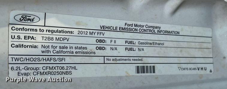 image for item MQ9809 2012 Ford F250 Super Duty  pickup truck