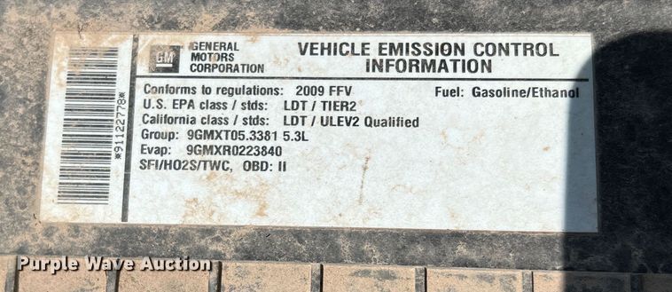 image for item MQ9810 2009 Chevrolet Express 1500  van