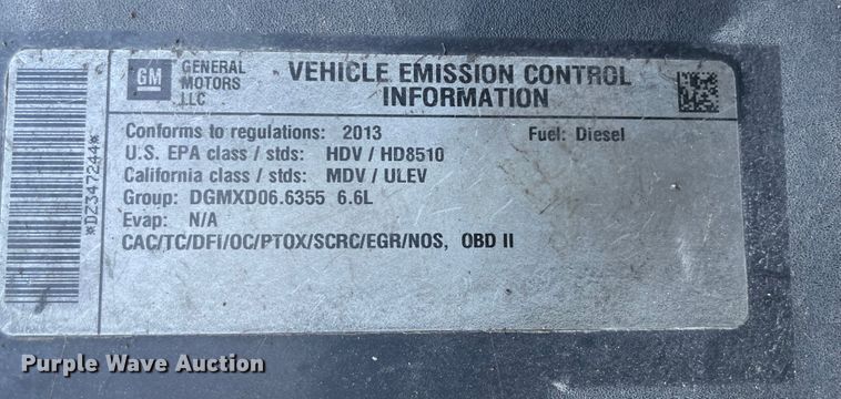 image for item MR9339 2013 GMC Sierra 2500HD  pickup truck