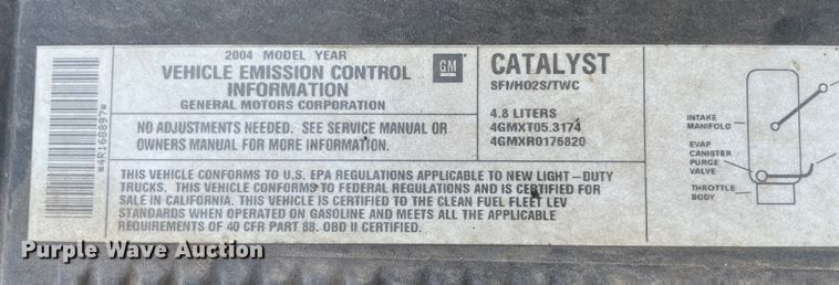 image for item MR9346 2004 Chevrolet Tahoe  SUV