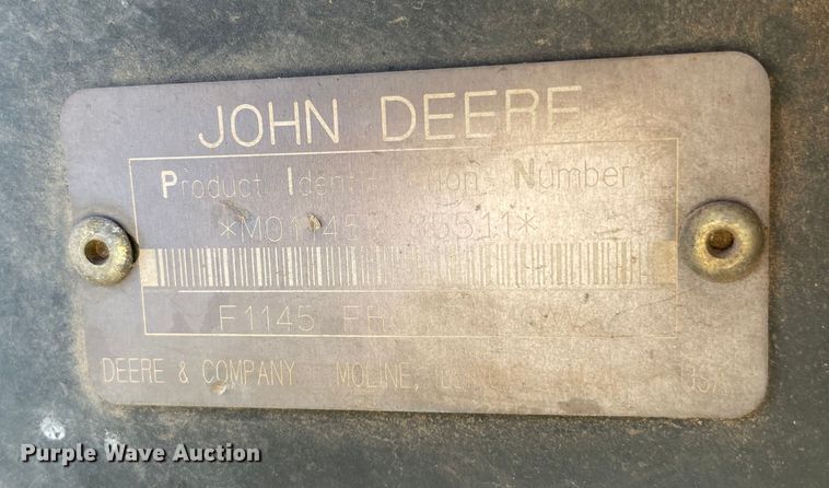 image for item MR9347 John Deere F1145  lawn mower