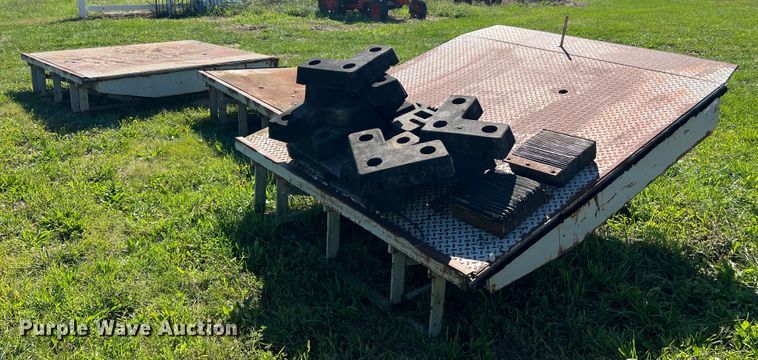 image for item MR9877 (3) Rite Hite adjustable dock levelers