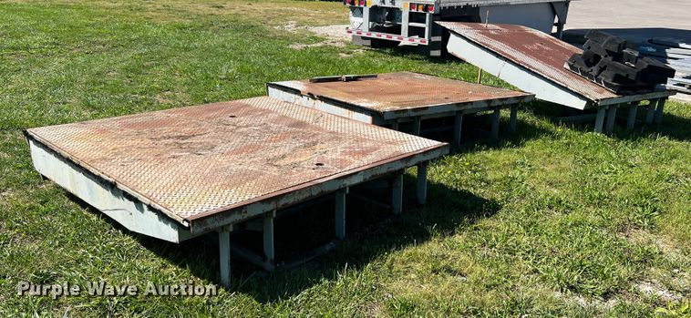 image for item MR9877 (3) Rite Hite adjustable dock levelers