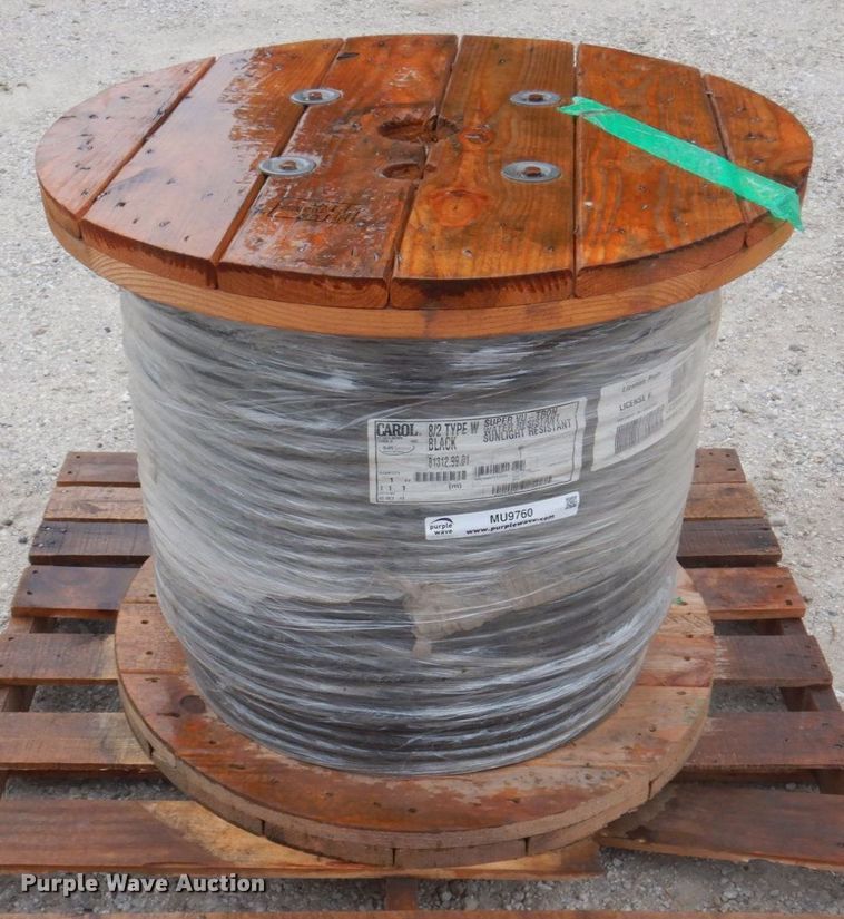 image for item MU9760 1,000' of 8/2 Type W electric wire