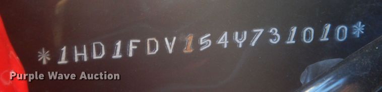 image for item MU9761 2004 Harley Davidson Road King  motorcycle