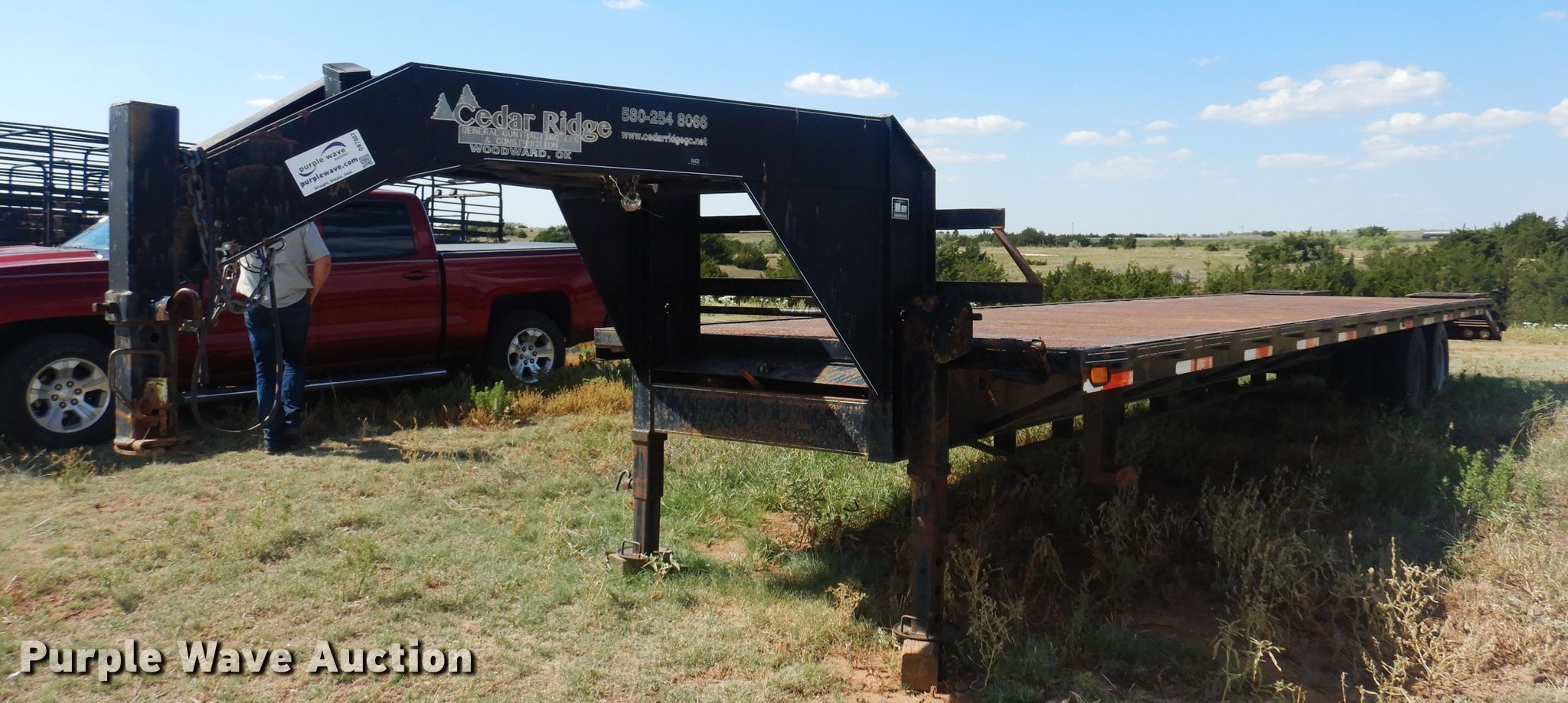 2004 Norris equipment trailer in Bouse Junction , OK Item DB7807 sold