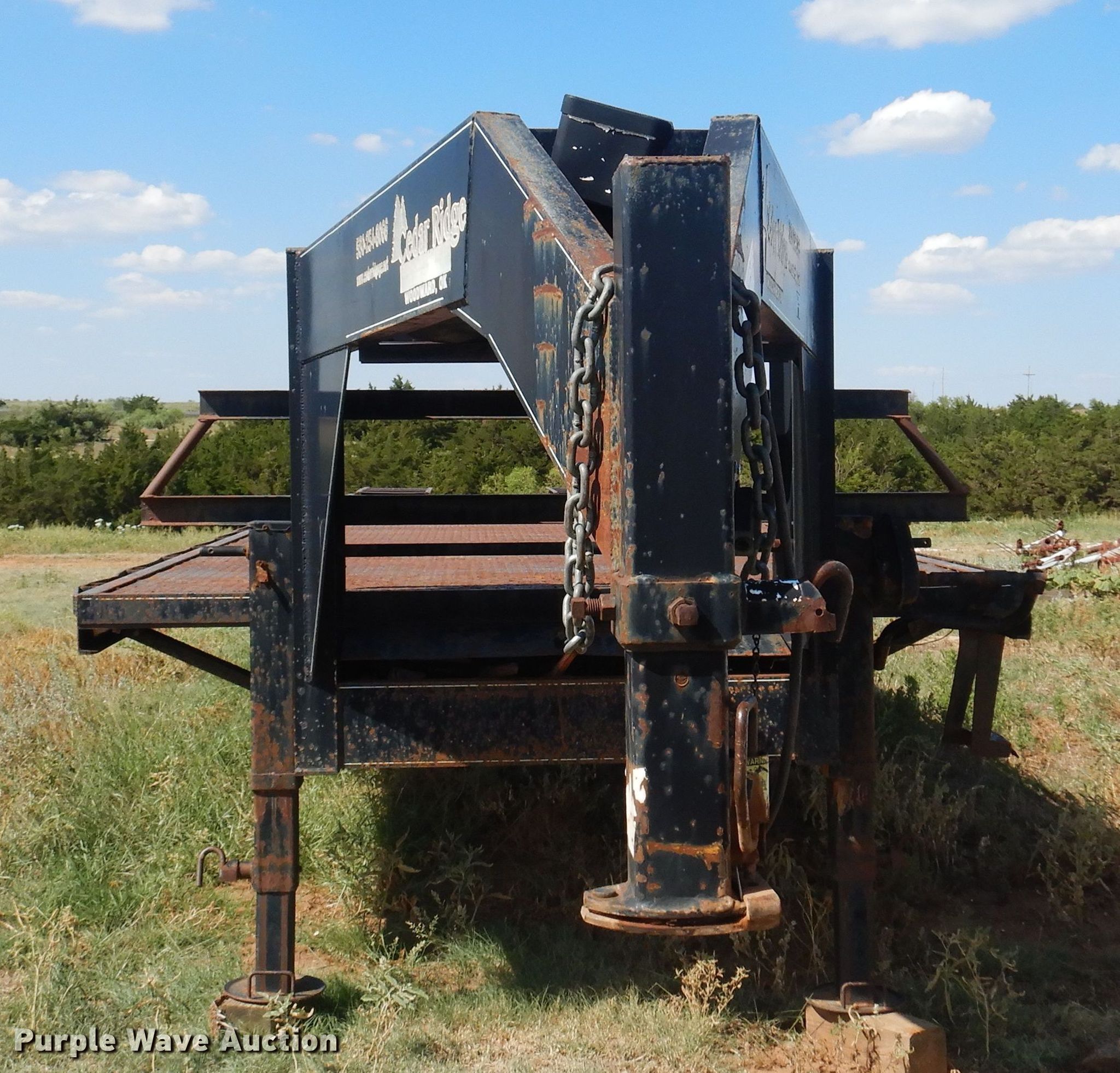 2004 Norris equipment trailer in Bouse Junction , OK Item DB7807 sold