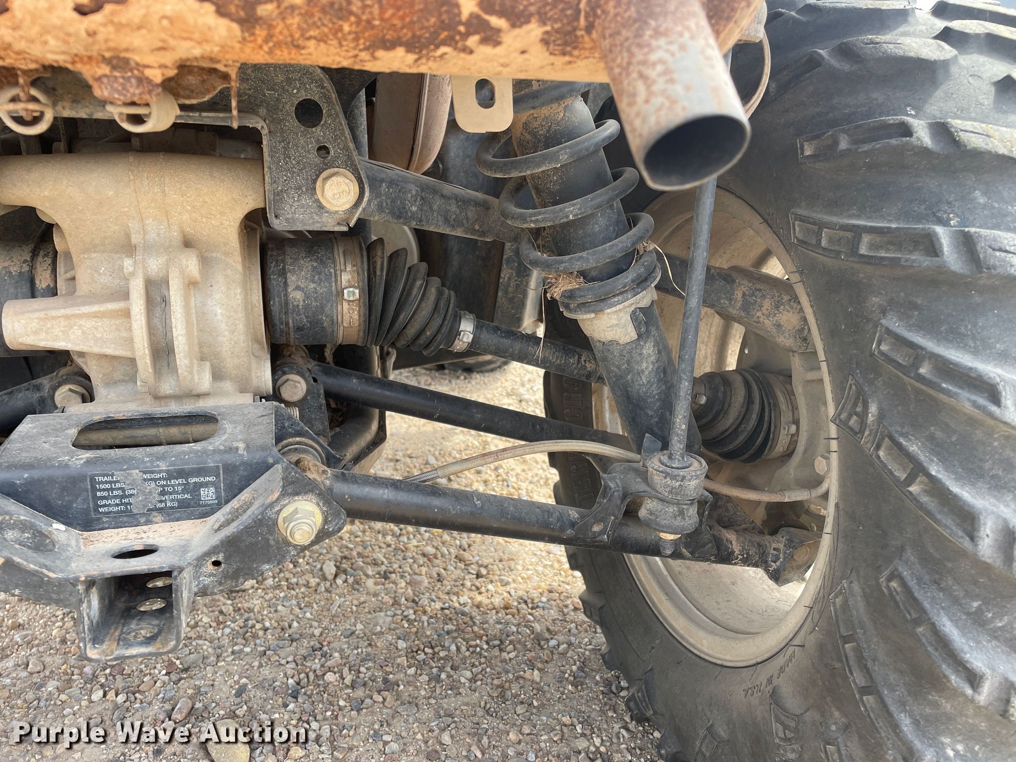 2012 Polaris Sportsman 850 HO ATV in Spearman, TX Item DN5197 sold