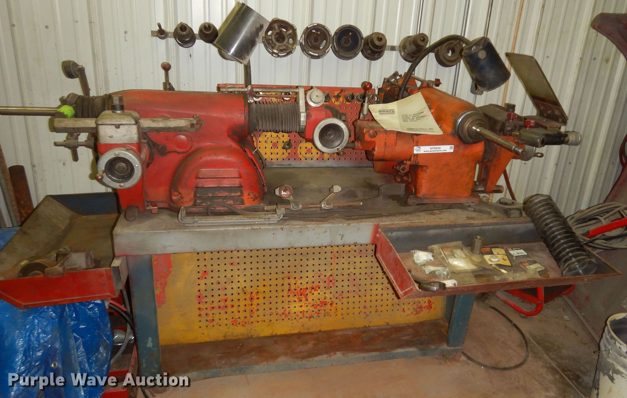 Ammco disc brake rotor lathe in Westmoreland, KS Item KF9439 sold Purple Wave
