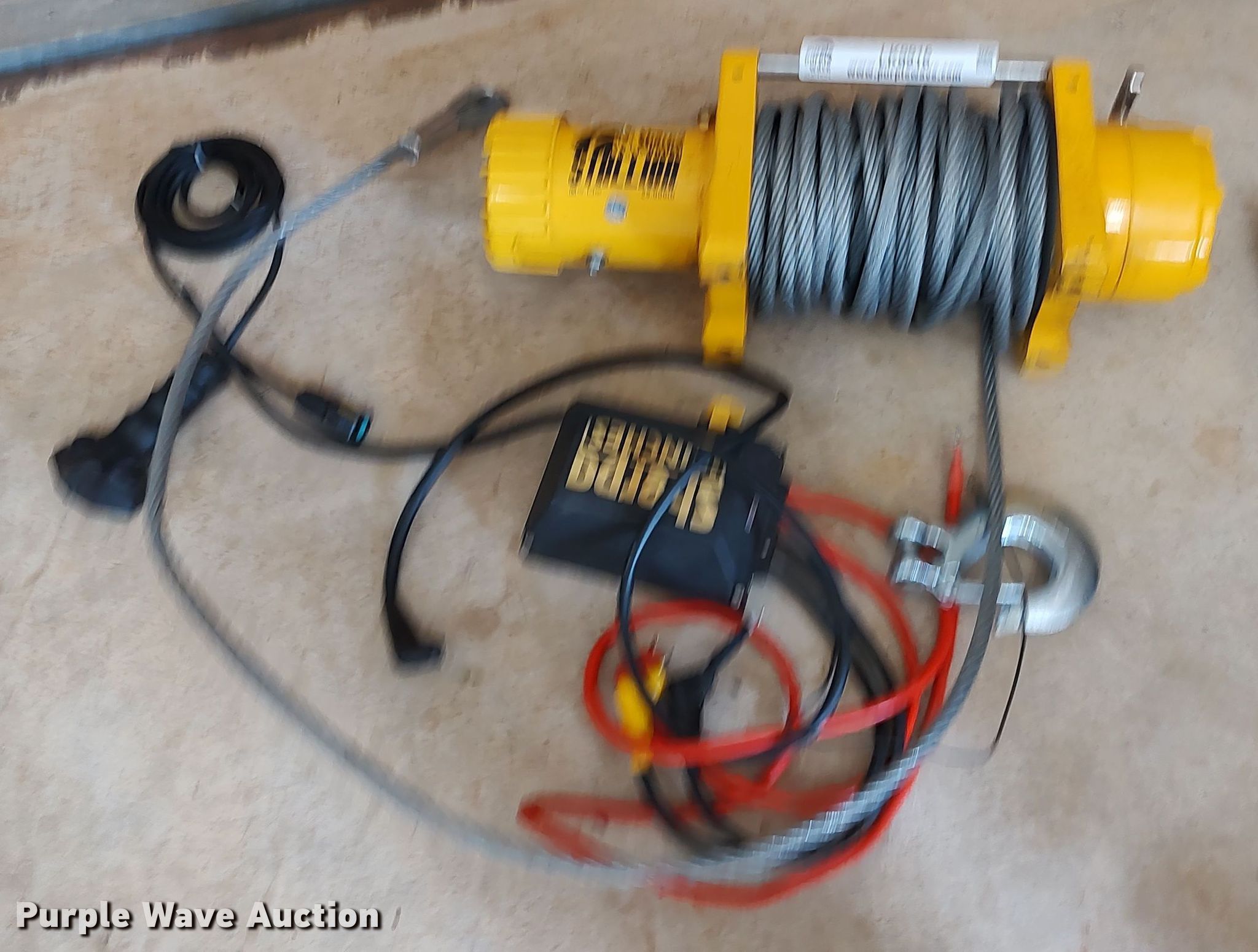 Sherpa Stallion winch in Norman, OK Item LK9916 sold Purple Wave