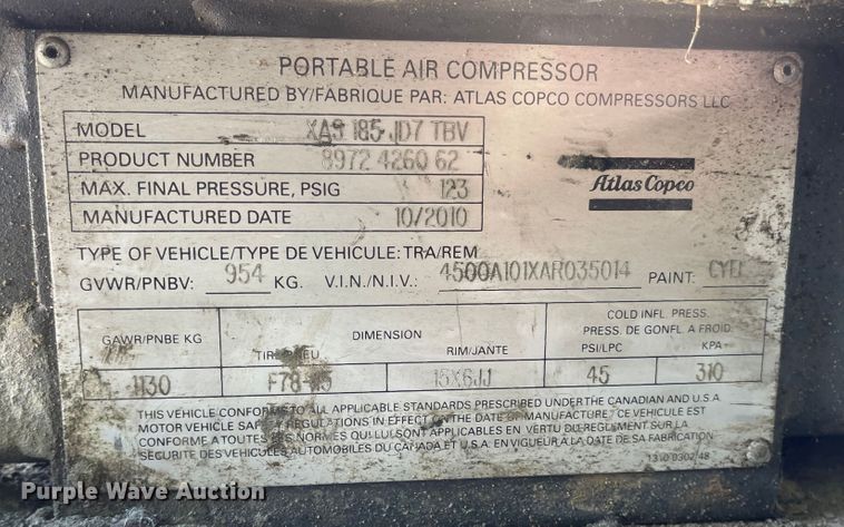 image for item DI1233 2003 United Expressline  sewer rehabilitation spray lining system trailer