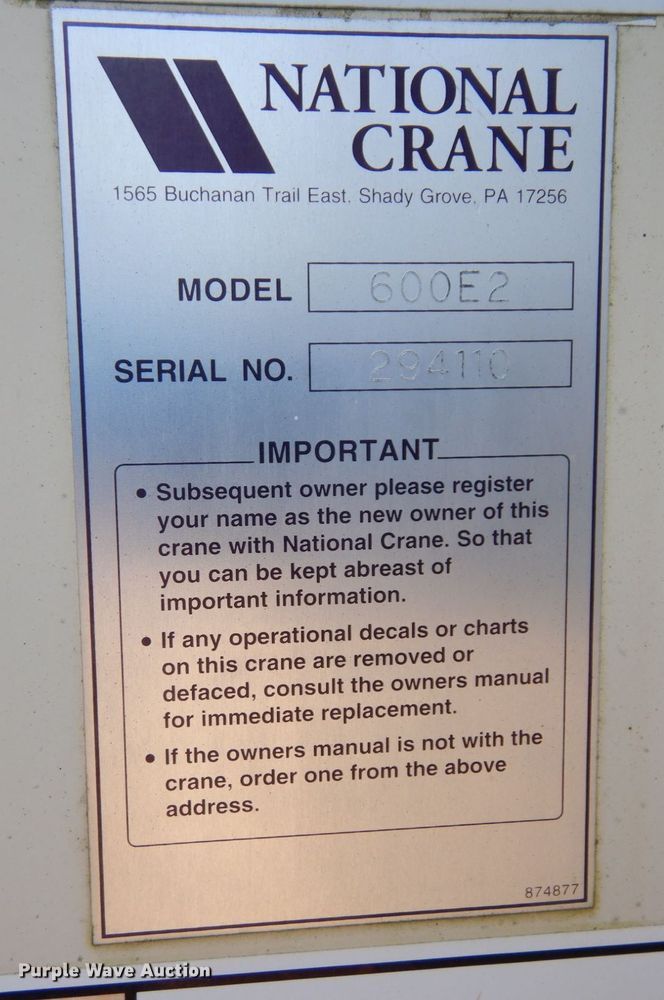 image for item DI1235 2007 International 7500 crane truck