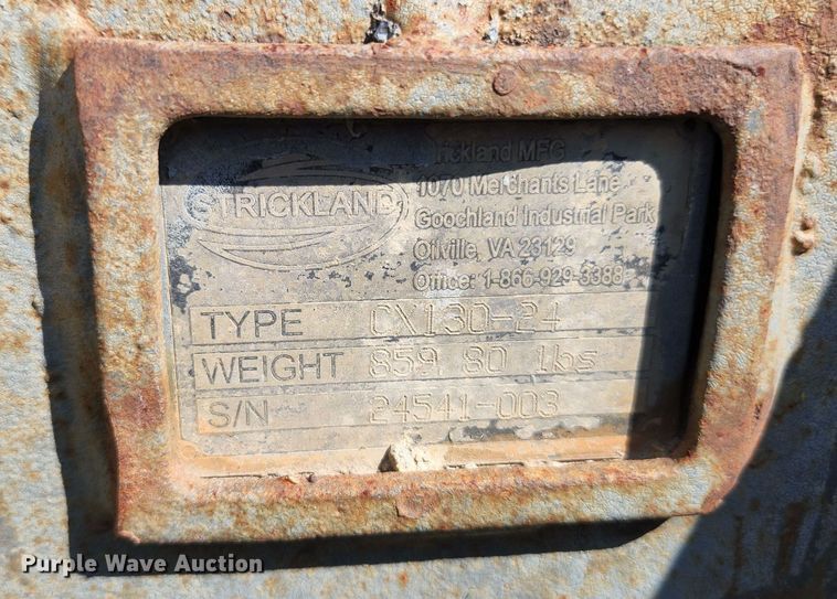 image for item DI1240 Strickland CX130-24  excavator bucket